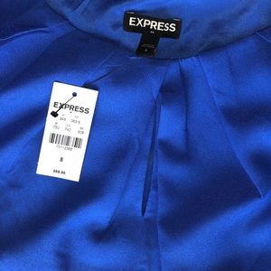 Express Dresses - Royal Blue Keyhole Dress Express Dresses - Royal Blue Keyhole Dress